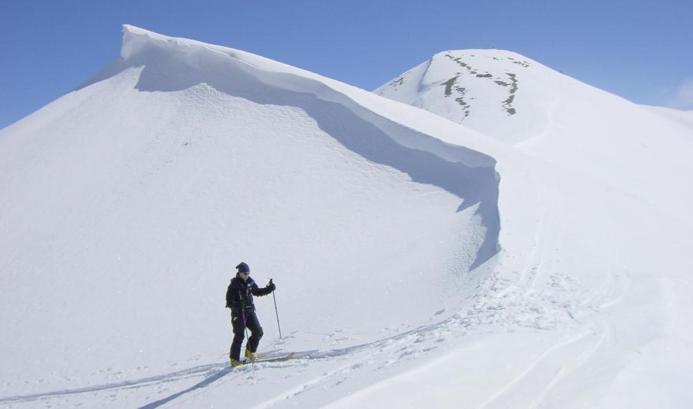 Arrivée au col Girardin, Haute-Ubaye, Alpes du Sud France. - Sommets de l'Ubaye à skis - 9