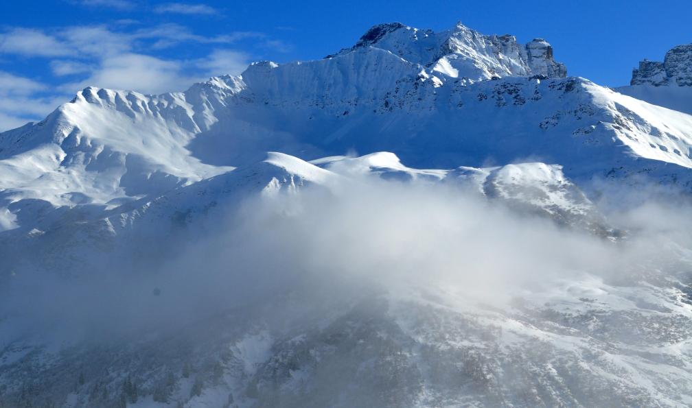 Sommets au-dessus du lac de Roselend, Beaufortain, Alpes France. - Raquette confort au coeur du Beaufortain - 12