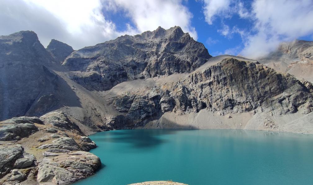 Hauer -  Florian -  Vue sur le Lac de l'Eychauda, Ecrins, France - Micro aventure dans les Ecrins - 4