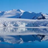 voile et glaciers de l'isfjord