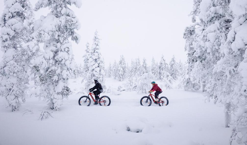 Suomen Latu Kiilopaa - Balade en fatbike électrique dans la neige, Kiilopaa, Finlande - Ski de fond et nature au pays des Tunturis - 4