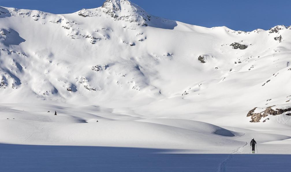 Tiphaine -  Buccino -  Istock -  Ski de randonnée sur un plateau dans la Vanoise;france - Le tour de la Vanoise en raquettes - 5