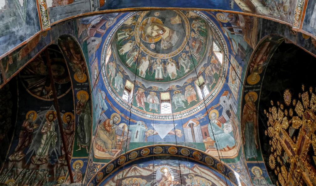 Julian - Stock Adobe - Fresques dans le monastère orthodoxe de Moraca, propvince de  Kolasin, Monténégro - Insolite Monténégro - 10