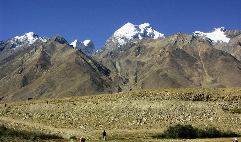 Randonneurs dans la plaine de Padum, Zanskar, Inde. - La petite traversée du Zanskar - 6