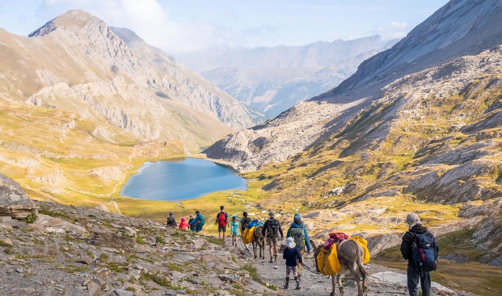 Voyage en Haute Montagne - France : Premiers 3000 avec mon âne