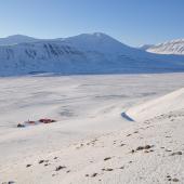 raid à ski de l'isfjord à la baie du roi