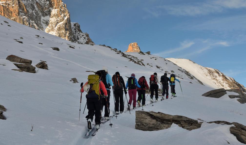Philippe Mazet -  Ski de randonnée dans l'Ubaye, Alpes, France - Les "3000" de l'Ubaye au Queyras - 3