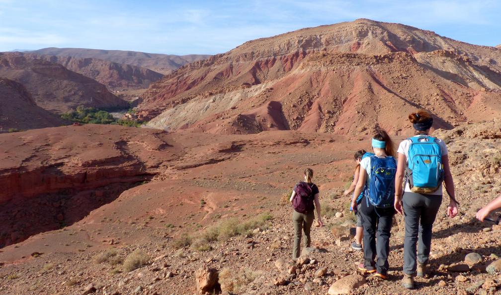 Pellotier - Christelle - Randonneuses dans les gorges du M'Goun, Maroc - Vallée des Bougmez et ascension du M'Goun - 1