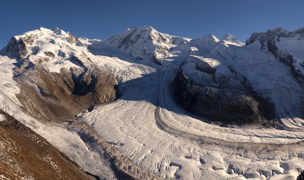 Haute route du mont rose Premiers 4000 dans le massif du Mont
