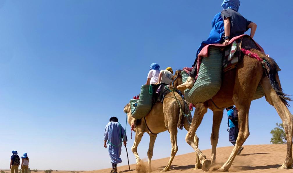 Lacombe - Céline - Enfants sur les chameaux, Maroc - Nomades du désert - 7