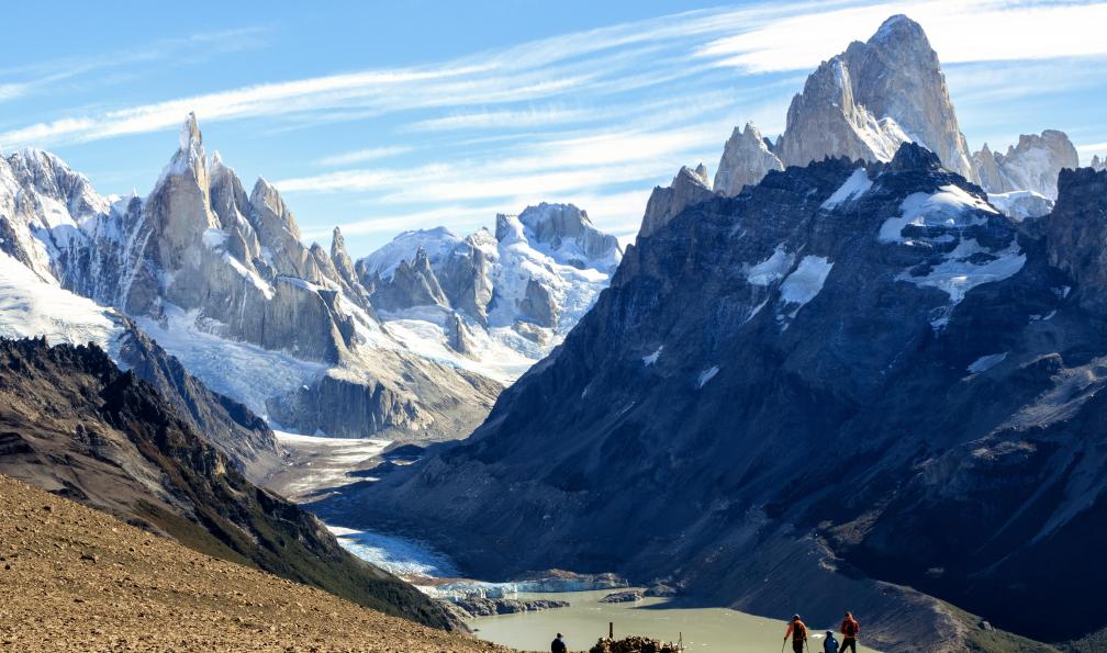 Vue sur Pliegue del cerro tumbado. Cerro Torre et Fitz Roy, Argentine  - Road trip patagon et chutes de Iguazu - 5