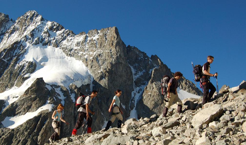 Philippe Mazet -  Stage d'alpinisme avec paul bonhomme, Ecrins, Alpes, France - Devenir premier de cordée avec Paul Bonhomme - 3