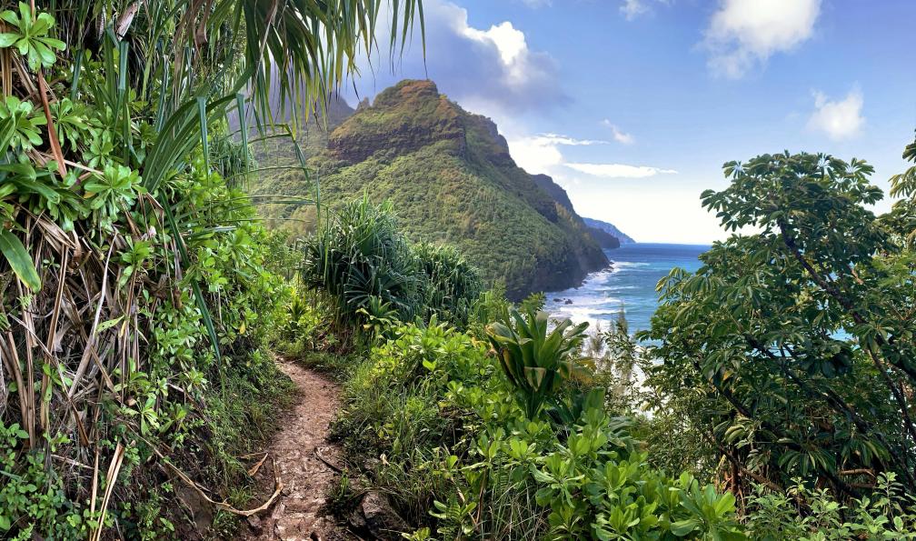 Gontier - Pete - Unsplash - Sentier le long de la côte de Napali dans le Parc de Wilderness, Hawaï - Hawaii, les montagnes de feu - 10