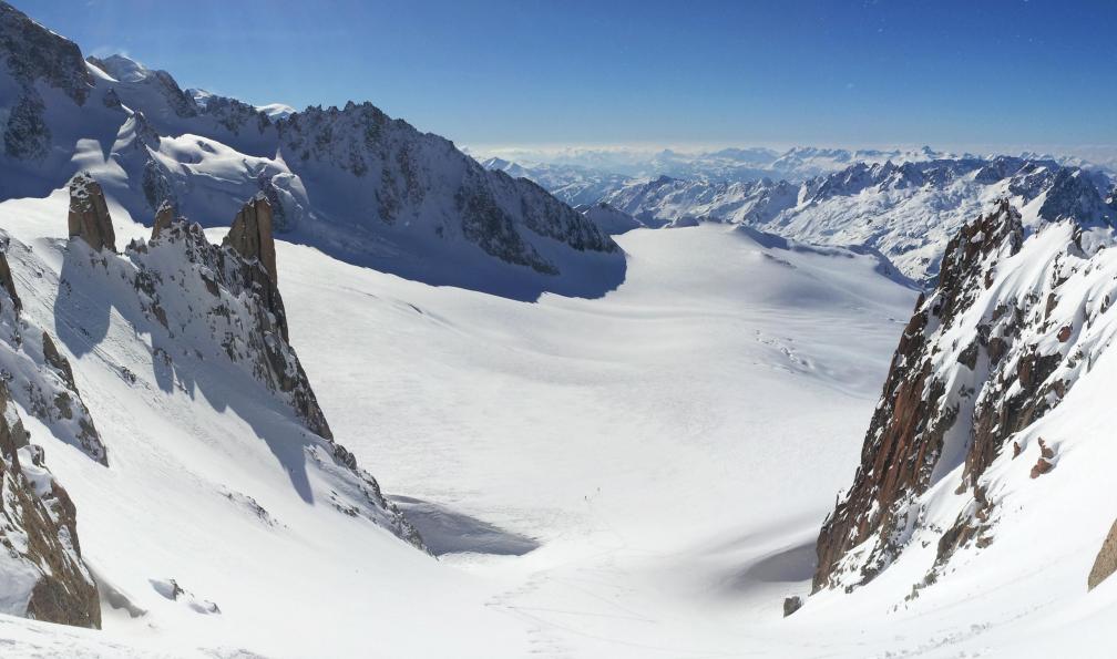 Levasseur -  Olivier -  Vue panoramique depuis le col du Tour R222;France - La haute route Chamonix-Zermatt à ski - 4