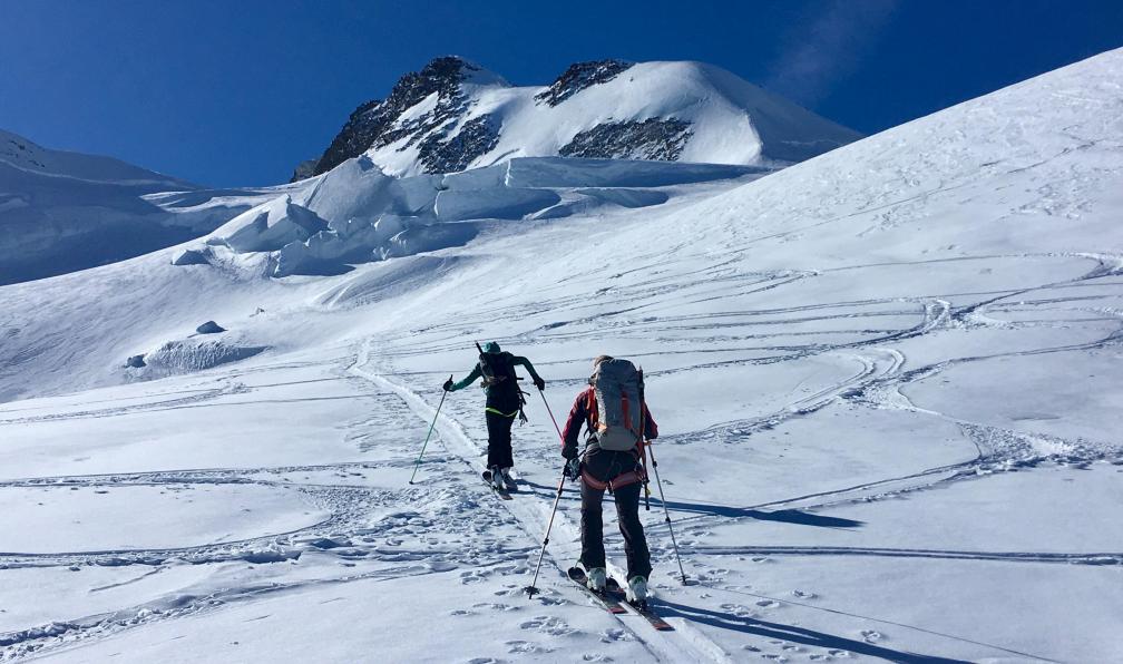 Olivier Levasseur -  L'ascension du mont Rose à skis, Suisse - Les cimes du Mont-Rose à ski - 2