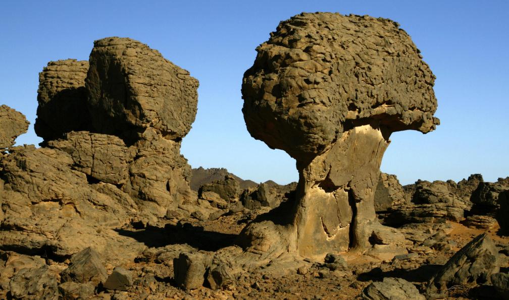 Rochers champignons, Essendilène, tassili n'Ajjer, Algérie. - Rendez-vous à Essendilène - 2