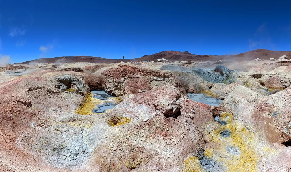 Busillet - Lydie - Vue sur les geysers du Sol de Mañana en Bolivie. - De la cordillère Royale au Sud-Lípez - 15