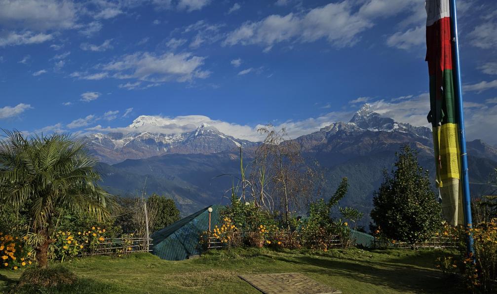 Alcakar - Alexandre - Vue depuis lodge Sarangkot, Népal - Immersion au Népal sur mesure - 6