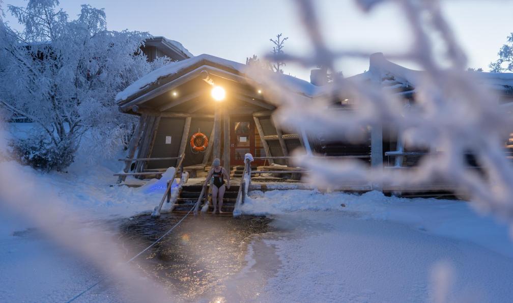 Suomen Latu Kiilopaa - Sauna de Kiilopaa sous la neige, Finlande - Ski de fond et nature au pays des Tunturis - 5