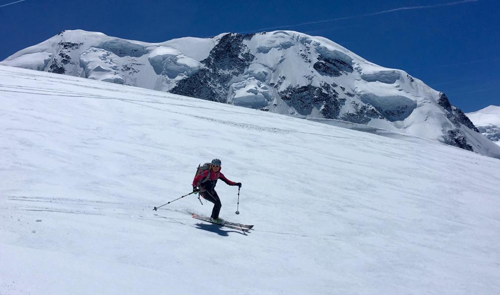 Olivier Levasseur -  L'ascension du mont Rose à skis, Suisse - Les cimes du Mont-Rose à ski - 4
