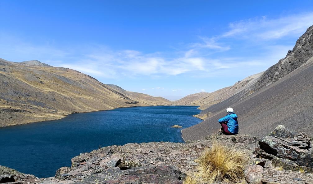 Busillet - Lydie - Vue sur Laguna Jurikhota dans la Cordillère Royale en Bolivie. - De la cordillère Royale au Sud-Lípez - 3