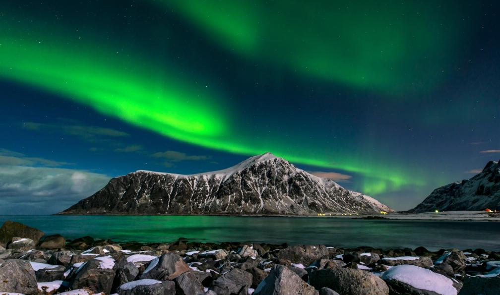 Voyage en raquette - Norvège : Raquettes et aurores boréales sur l\'île de Senja