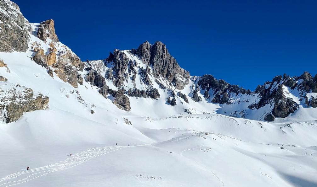 Les 3000 de haute Maurienne à skis
