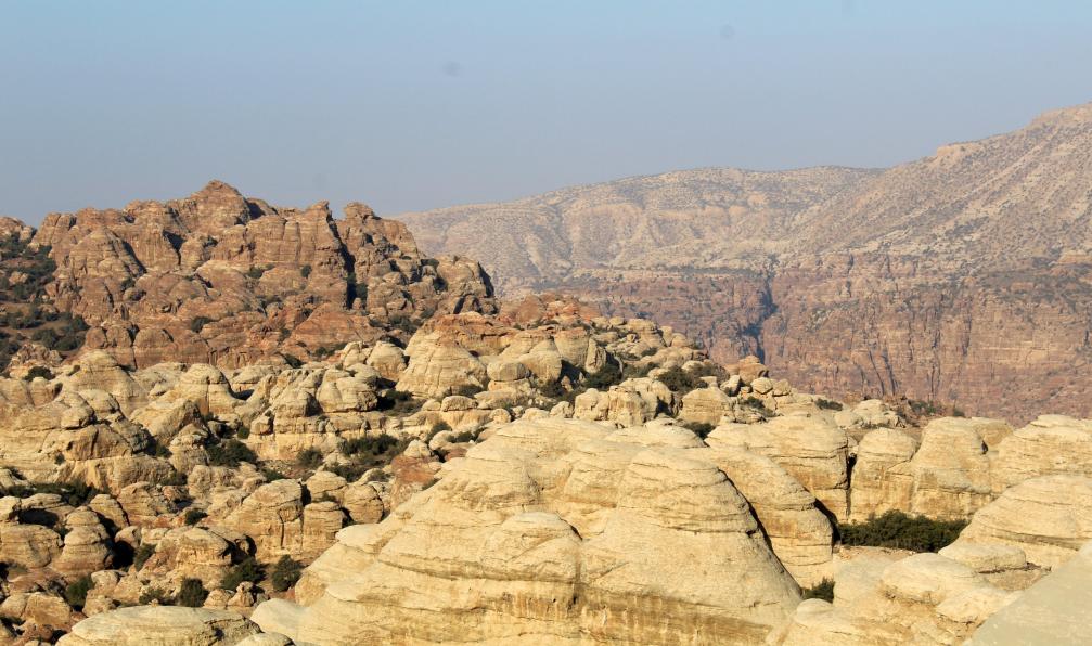 Gramusset - Maureen - Dome de la vallée de Dana, réserve naturelle, Jordanie - Trek Bédouin: grand rift, cité rose et wadi rum - 3