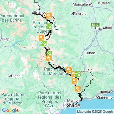 Itinéraire GTA : de Briançon à Menton