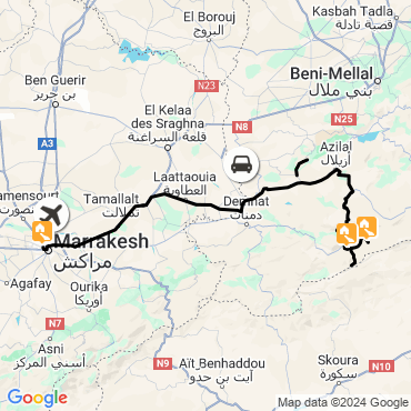 Itinéraire Voyages, treks et randonnées au Maroc