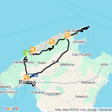 Itinéraire La traversée des montagnes de Majorque