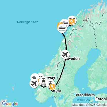 Itinéraire Des grands fjords aux îles Lofoten