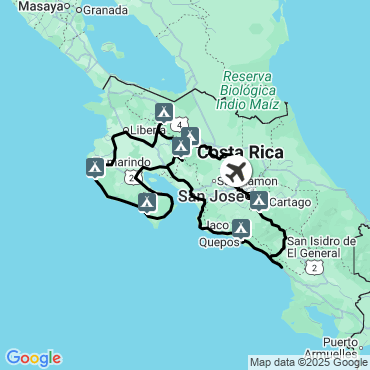 Itinéraire Voyages et randonnées au Nicaragua