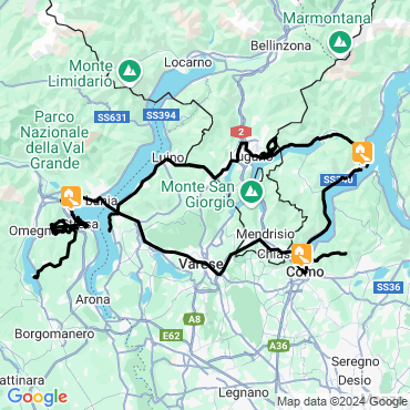 circuit lacs italiens