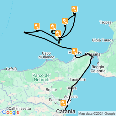 Itinéraire Les Eoliennes, d'île en île
