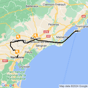 Itinéraire Le canal du Midi à vélo en famille