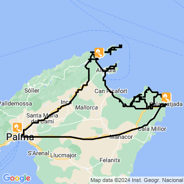 Itinéraire Sentiers et calanques de Majorque