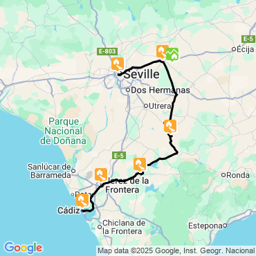 andalousie à vélo