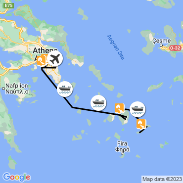 Itinéraire Naxos et Amorgos