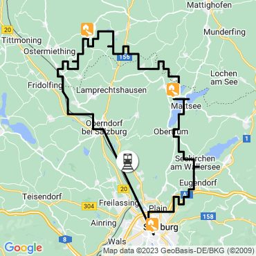 Itinéraire Vélo en famille au coeur des lacs de Salzbourg