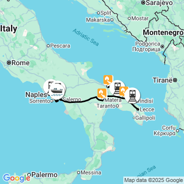 naples, pompéï, lecce