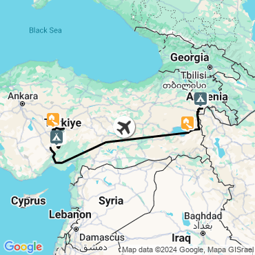 Itinéraire Aux portes du ciel : Cappadoce, Taurus et Ararat