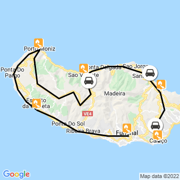 Itinéraire Entre terre et mer : Madère à vélo