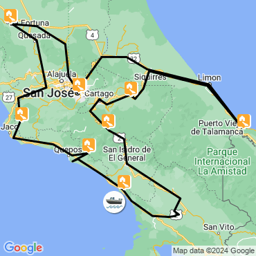 Itinéraire Multi-activités du Pacifique aux Caraïbes