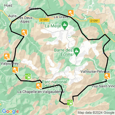 Itinéraire GR54 : Grand Tour des Ecrins