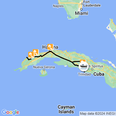 Itinéraire Randonnées et voyages  à Cuba