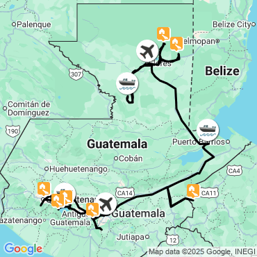 voyage randonnée atitlán antigua et tikal