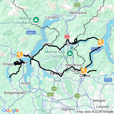 circuit lacs italiens