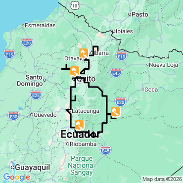 Itinéraire Aventures équatoriennes