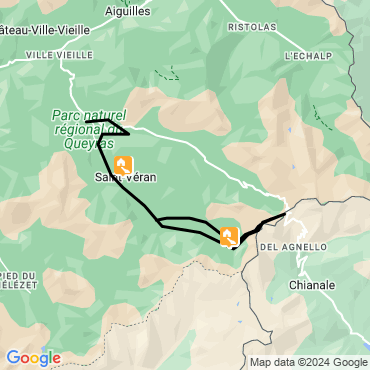 Itinéraire Le Queyras avec les ânes
